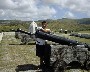 Chris at the Fort Soledad cannons, left behind by the Spaniards hundreds of years ago